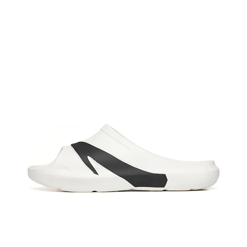 Anta C37 Series Slide Slippers Men's White Black-0