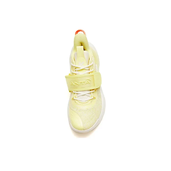 Anta Water Flower 3 Low Top Performance Basketball Shoes Men's Light Yellow-2