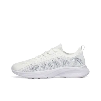 Anta Hydrogen Run III Breathable Low Top Running Shoes Women's White Purple