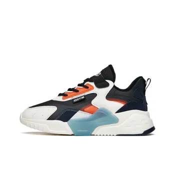 Anta Rubik's Cube Rejecting Mediocrity Anti Slip And Wear Resistant Warm Low Top Casual Shoes Men's Black White Orange
