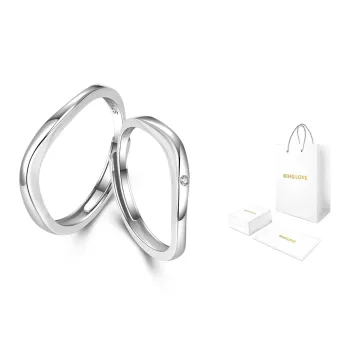 RINGLOVE S925 Silver Rings Unisex