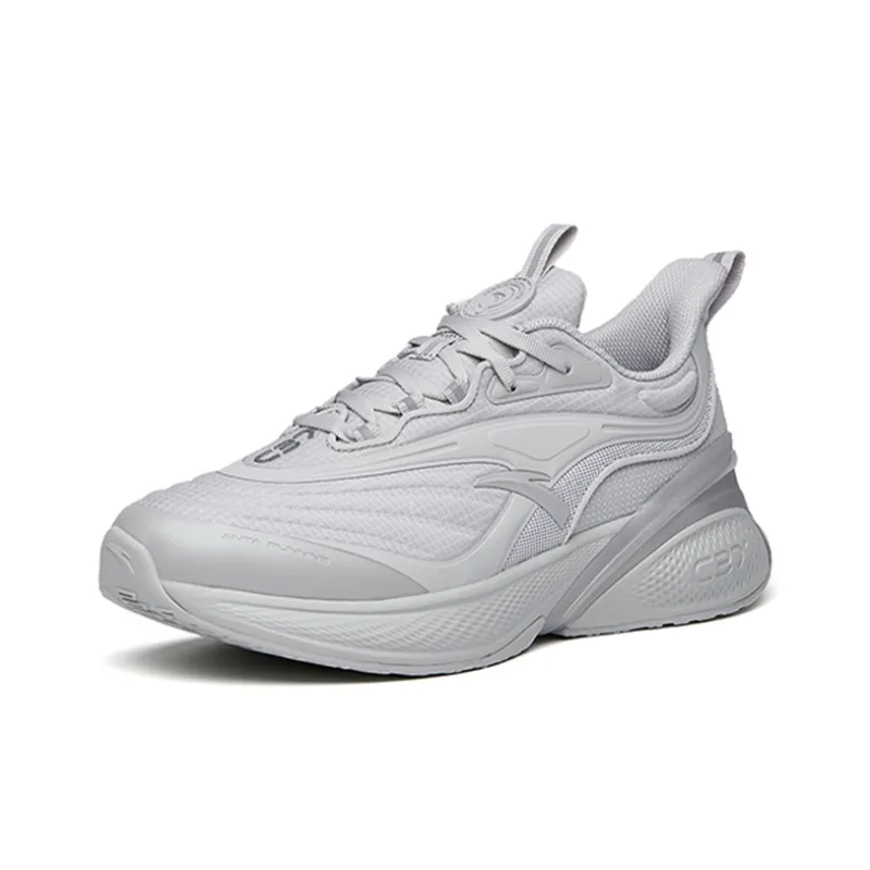Anta C37 2.0 FW Cushioned Wear-Resistant Slip-Resistant Low-Top Running Shoes Women's Cloud Gray Sports-1