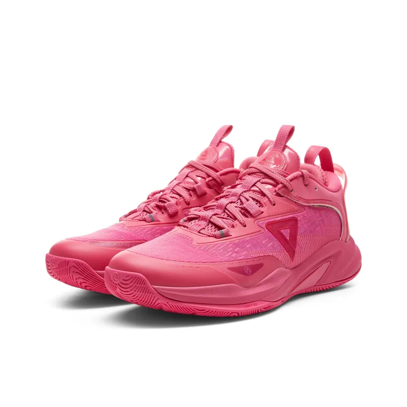 PEAK 1.0V2 Low Top Basketball Shoes Men's Rose Lake Color Scheme-2