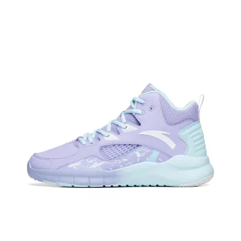 ANTA Star Trail 4 Basketball Shoes Men High Top Light Purple/Glacier Blue