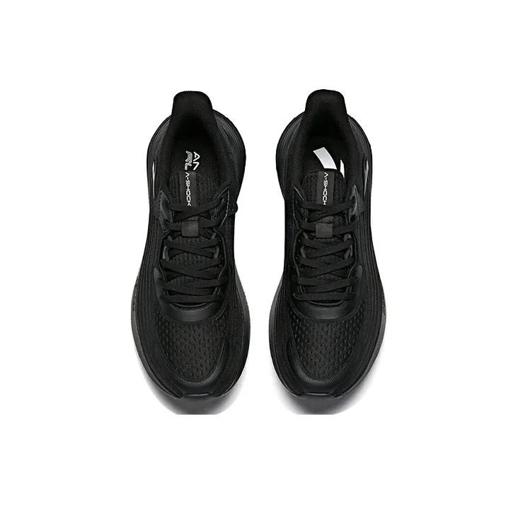 Anta DuCi1 Shock Absorbers Slip Resistant, Abrasion Resistant, Lightweight Low Top Running Shoes Men's Black-2