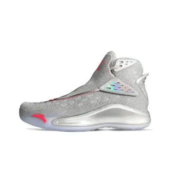 Anta KT5 Slip Resistant Shock Absorbers High Top Performance Basketball Shoes Women's Gray