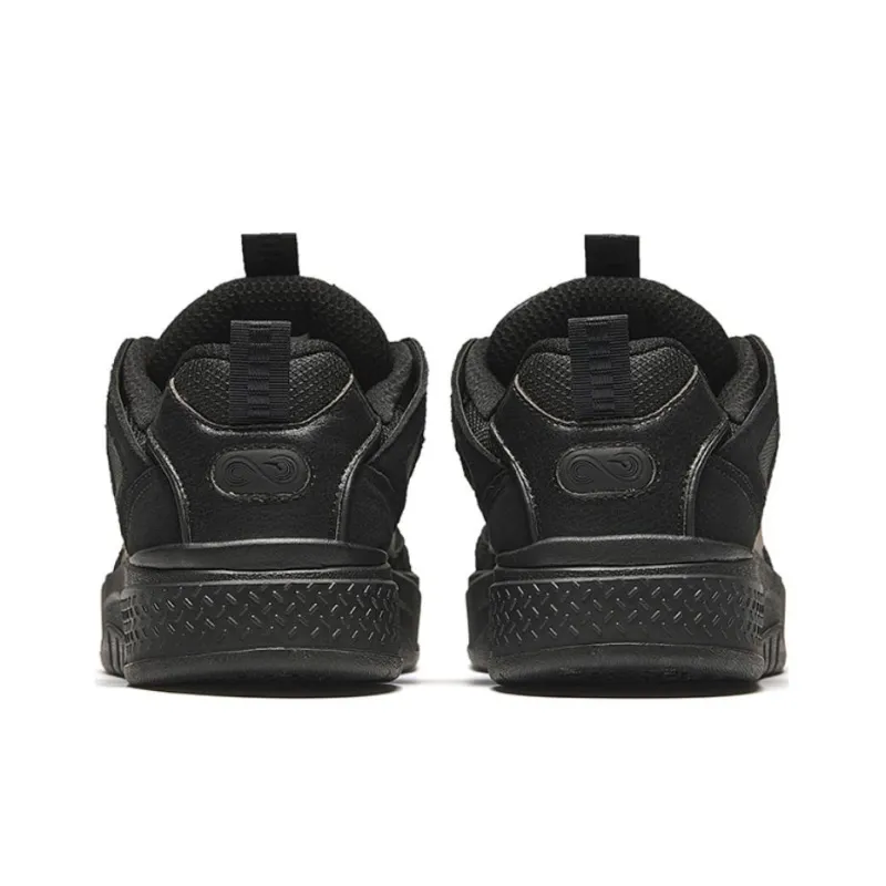 Anta Aoyou PRO Wear Resistant Low Top Skateboard Shoes Men's Black-3