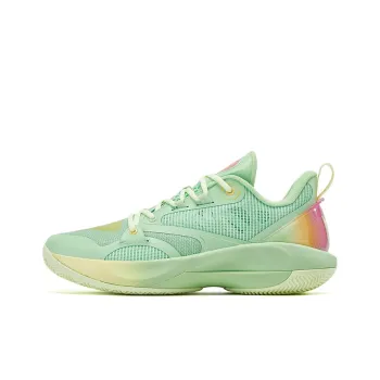 PEAK Talent Generation Basketball Shoes Men Low Top White/Green/Blue