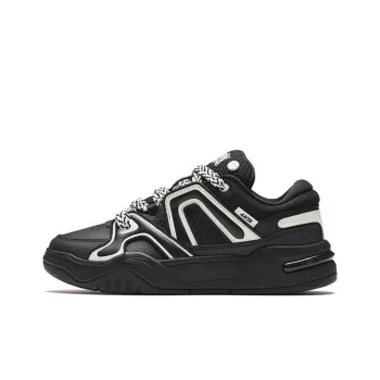 Anta AOJIE Slip Resistant Impact Resistance Low Top Skateboard Shoes Men's Black