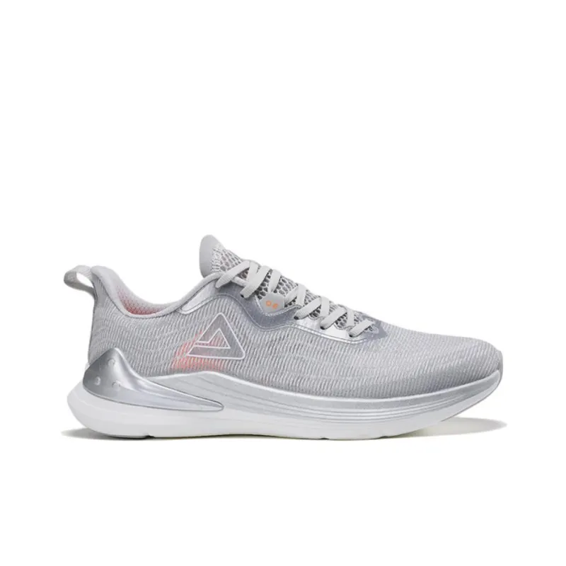 PEAK Rive 003 Cushioning Anti Slip And Wear Resistant Low Top Running Shoes Men's Gray White-1