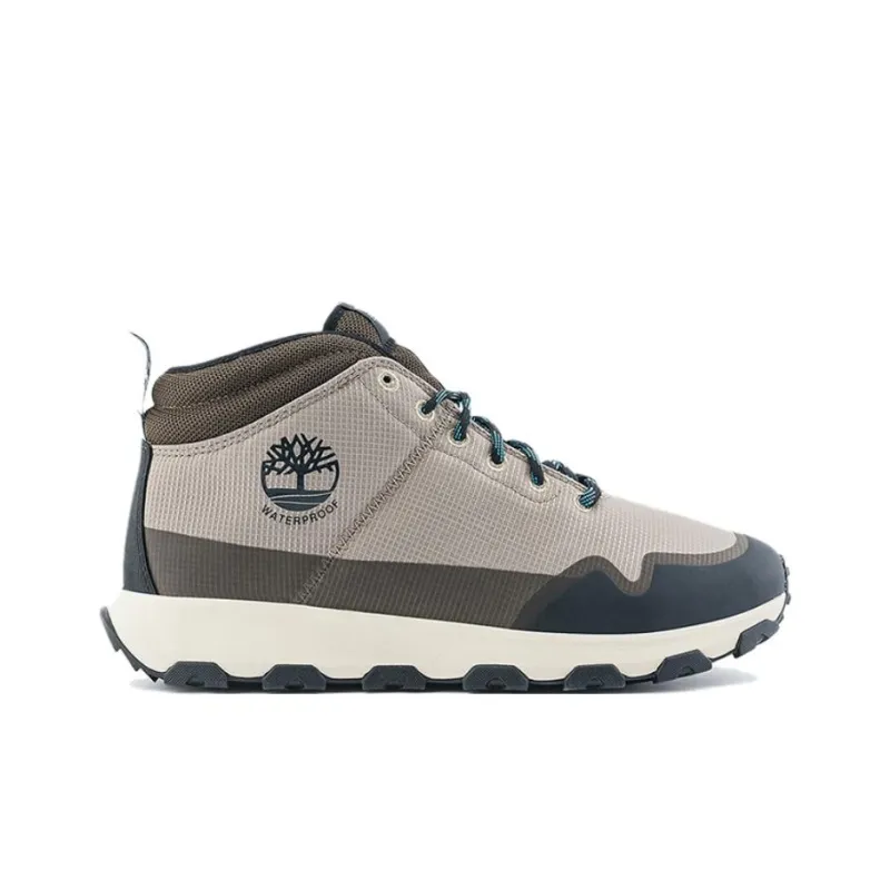 Timberland Winsor Trail Slip Resistant, Abrasion Resistant, Waterproof Mid Top Hiking Shoes Men's Light Brown-1