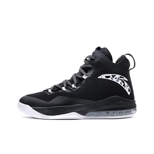 ANTA The Shield 1 Basketball Shoes Men Low-Top Black/ANTA White/Castle Gray