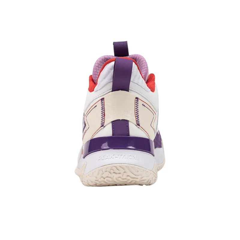 PEAK Attitude Extreme Series Basketball Shoes Men Mid Top Baymax/Light Purple-4