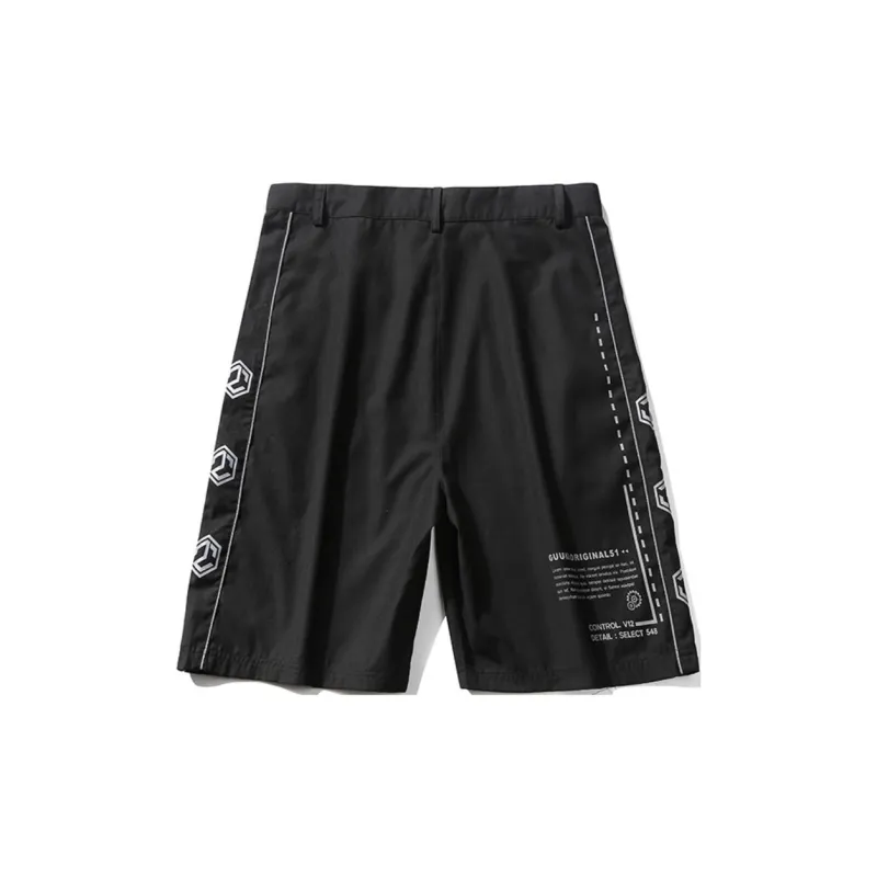 GUUKA TECH Casual Shorts Men's Black-1