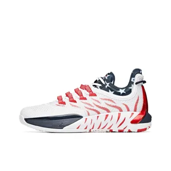 ANTA GH1 Basketball Shoes Men Low Top White/Red/Black