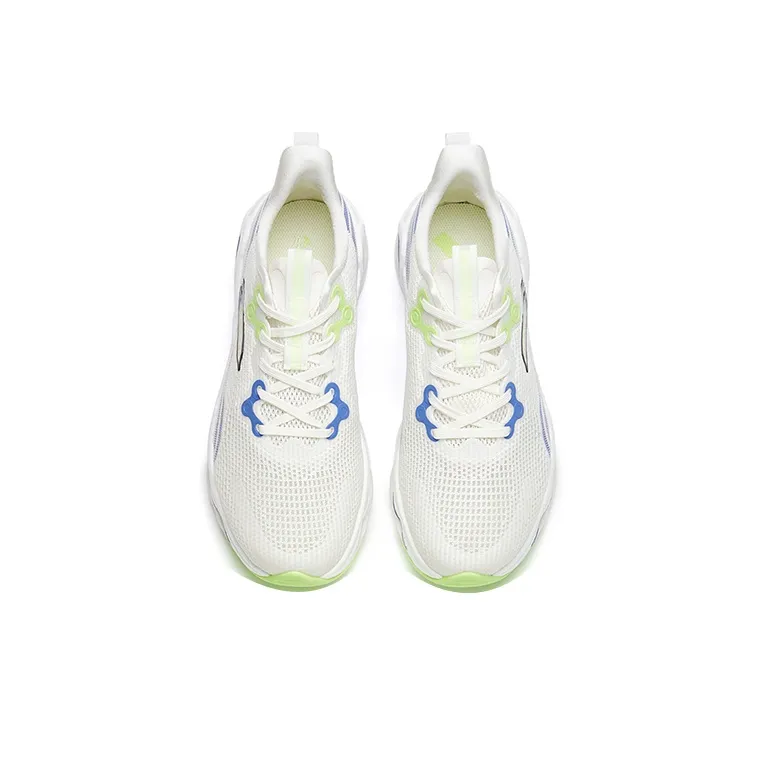Anta Martian Foam Lightweight And Wear resistant Low Top Running Shoes Men's White Purple-2