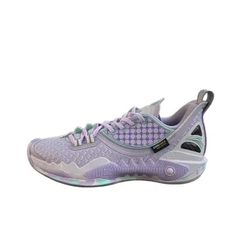 Anta Frenzy 5 V2 Cushioned Anti Slip Wear Resistant Moisture Wicking Low Top Basketball Shoes Men's Purple