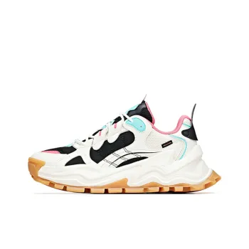 Anta Hot Anti Slip Wear Resistant Low Top Casual Shoes Women's White Black Pink