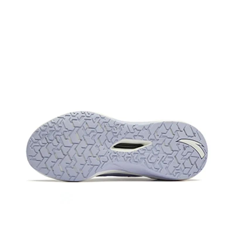 Anta Tron 2.0 Breathable Low Top Running Shoes Women's White Blue Purple Summer-5