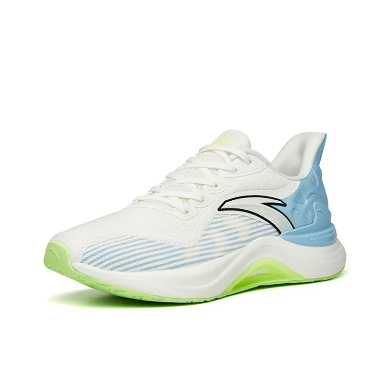Anta 2.5 Cushioning, Slip Resistant, Abrasion Resistant, Breathable, Lightweight Low Top Running Shoes Men's White Blue-2