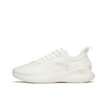 Anta Breaking Wind Cushioned Anti Slip And Wear Resistant Lightweight Low Top Running Shoes Men's Ivory White