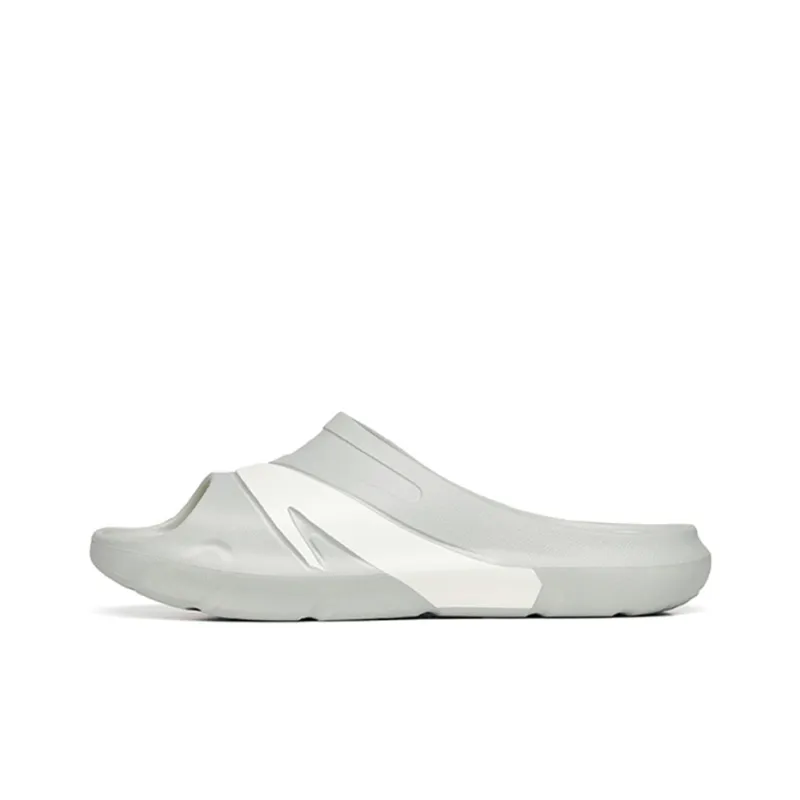 Anta C37 Series Slide Slippers Men's Gray White-0