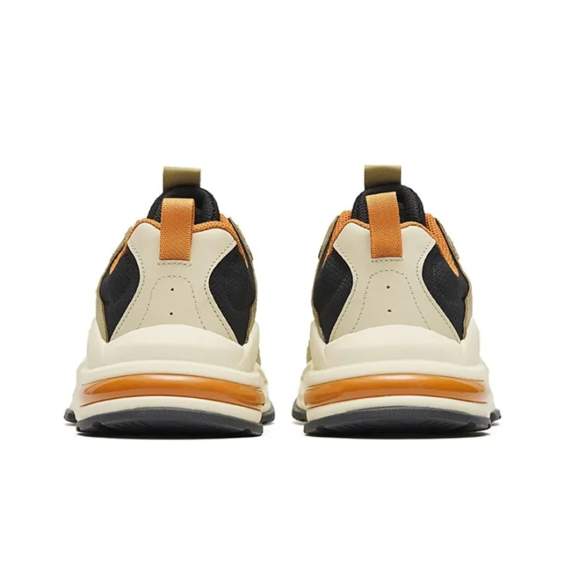 Anta Millennium 5.0 Lightweight And Wear resistant Low Top Sports Casual Shoes Men's Gray Yellow-4