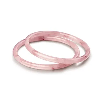 FUSSEM Colored Glaze Jade Bangles Unisex