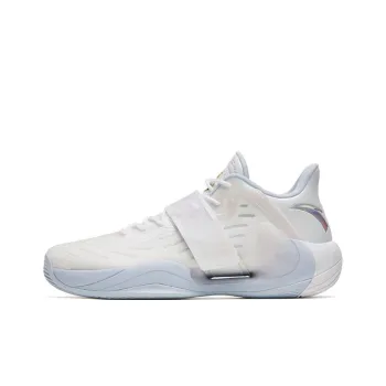 Anta Water Flower 4 Cushioning Anti Slip And Wear Resistant Low Top Basketball Shoes White