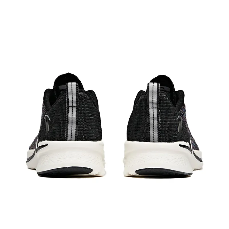 Anta Hydrogen Run II Cushioning Anti Slip Wear Resistant Breathability Low Top Running Shoes Women's Black Multicolor-3