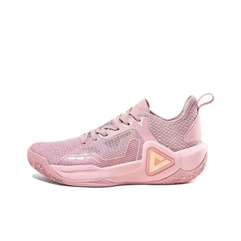 PEAK Sonic Boom 1.0 Cushioning Anti Slip Wear Resistant Breathability Low Top Basketball Shoes Men's Pink