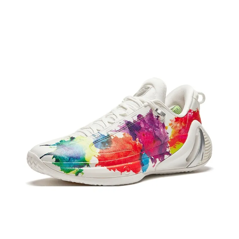 Anta GH4 Xiao Mian Ao Cushioned Wear Resistant Breathable Lightweight Low Top Basketball Shoes Men's-1