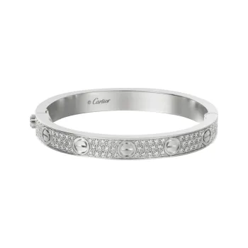 CARTIER 18K White Gold Bangles Unisex