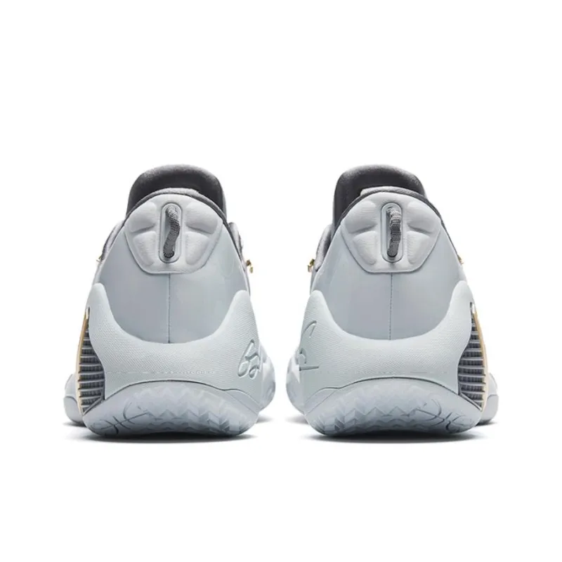 ANTA GH4 Basketball Shoes Men Low Top Gray-3