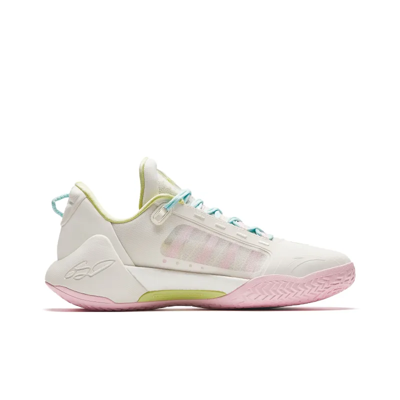 Anta GH4 Hayward 4, Nitrogen Technology Anti Slip Wear Resistant Low Top Basketball Shoes Men's Beige-2