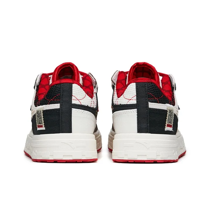 Anta Street Naughty Low Top Skateboard Shoes Men's Red-4