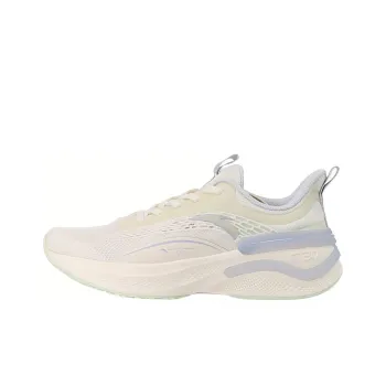 Anta C37 Series Drifting Cushioning Breathable Lightweight Low Top Running Shoes Women's White Purple Green