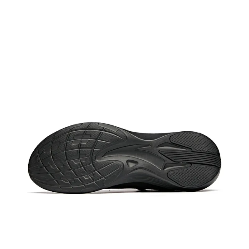 Anta DuCi1 Shock Absorbers Slip Resistant, Abrasion Resistant, Lightweight Low Top Running Shoes Men's Black-4