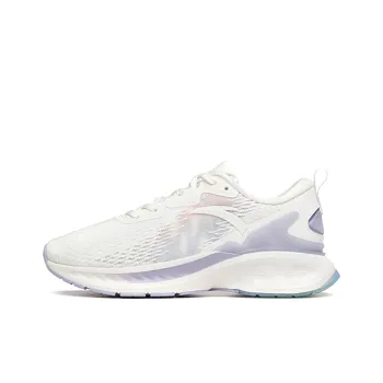 Anta Tron 1.5 Big Data Cushioning Breathable Low Top Running Shoes Women's White Purple