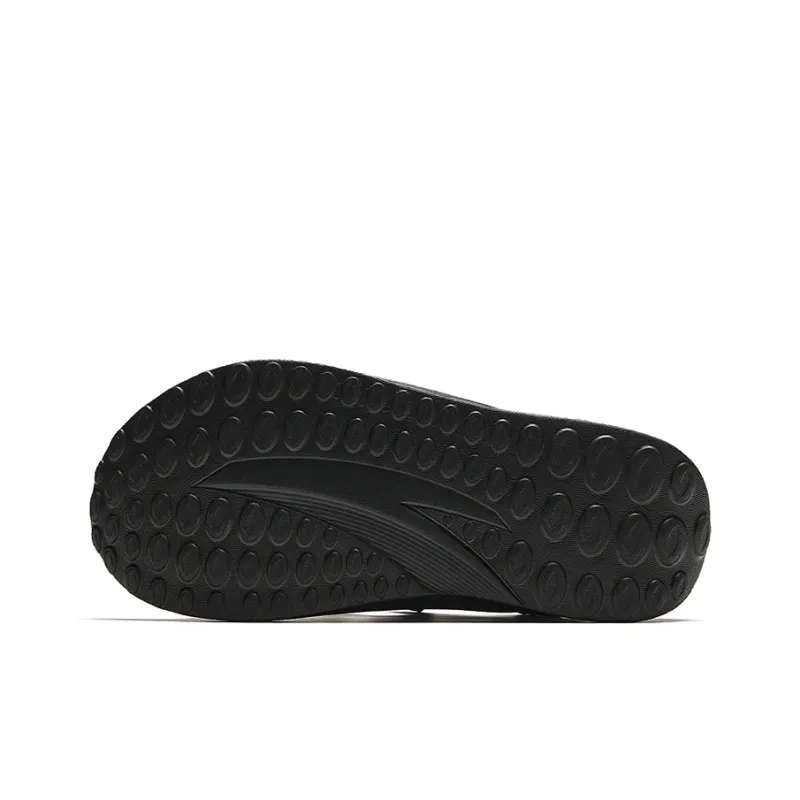 Anta Icing Beach Sandals Men's Black White-3