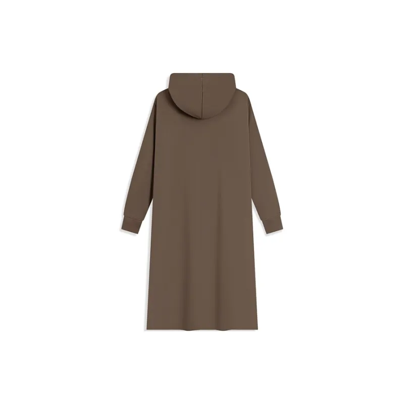 XTEP Casual Long Skirt Women's Coffee Brown-1