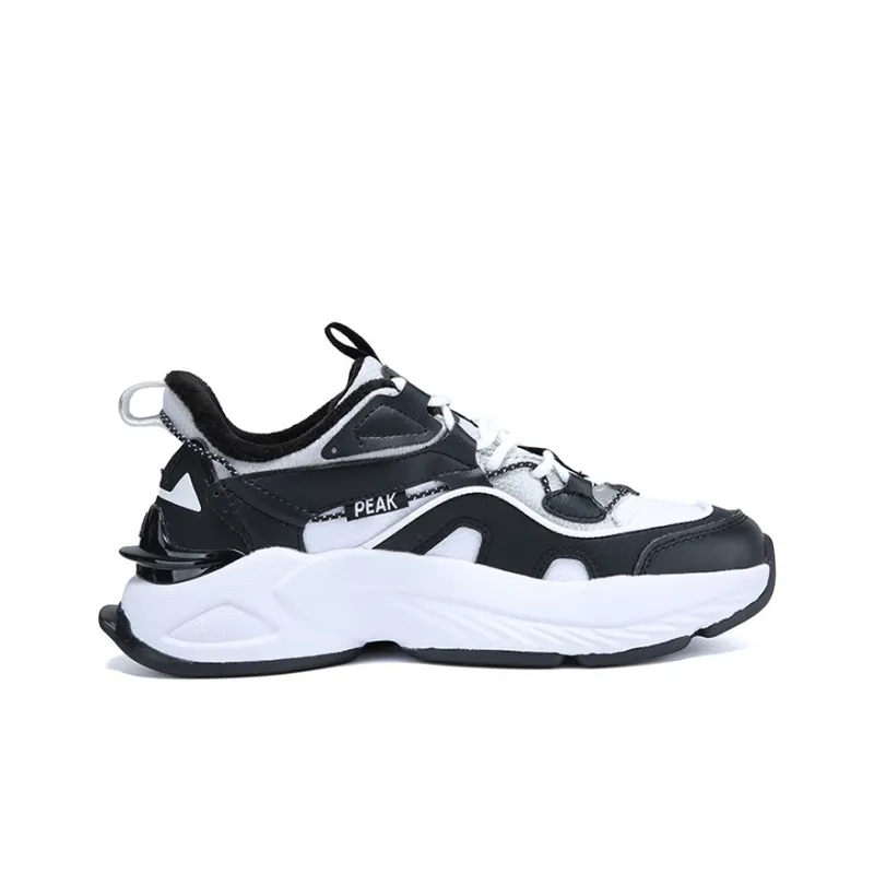 PEAK Attitude Extreme Series Running Shoes Women's Low Top Black/White-1