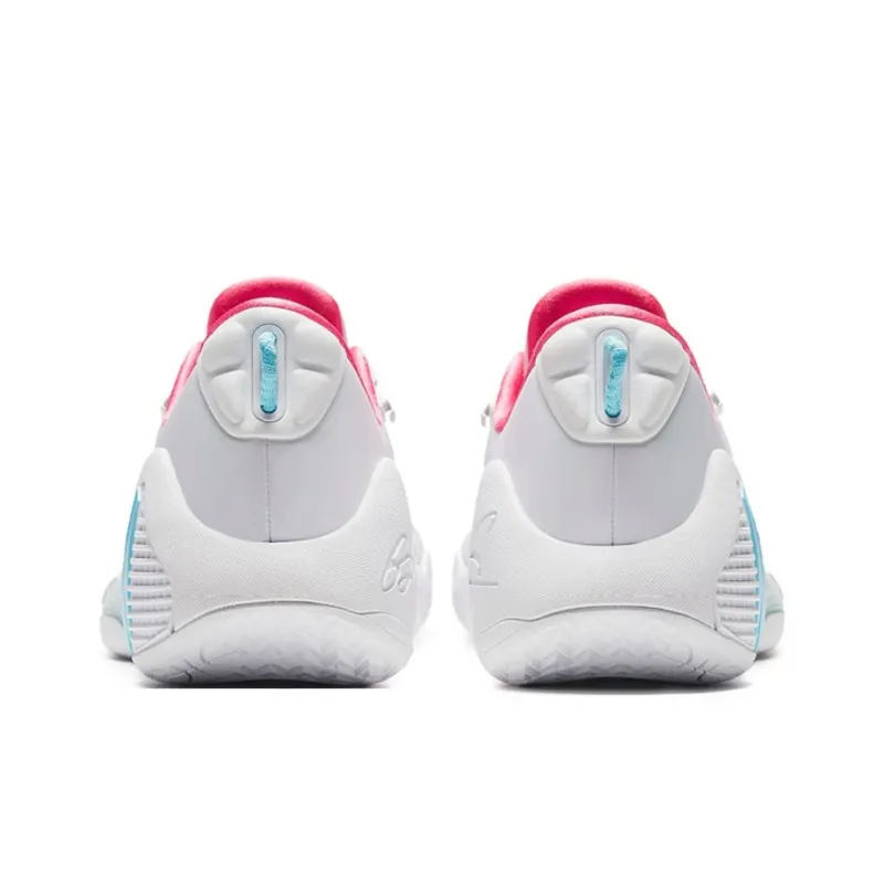 ANTA GH4 Basketball Shoes Men Low Top White/Blue/Red-3