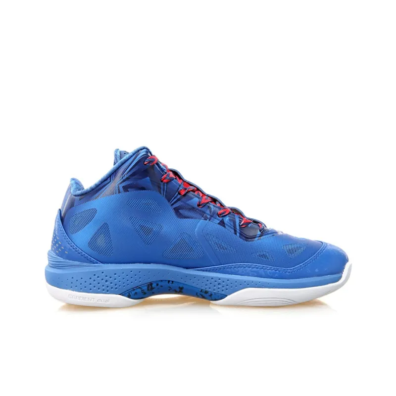 PEAK Challenger 1 III Mid-Top Performance Basketball Shoes Men's Colorful Blue-1
