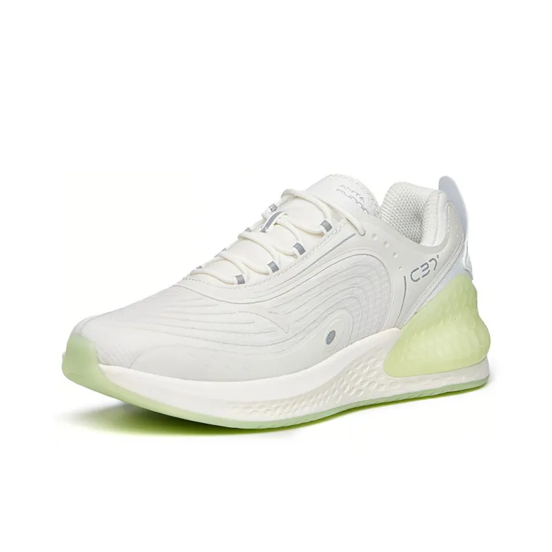 Anta C37+ Low-Top Running Shoes Men's White Green-2