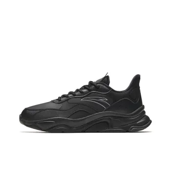 Anta Little Millennium Wear Resistant Low Top Casual Shoes Men's Black