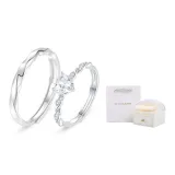 Couple Rings+Rose Box