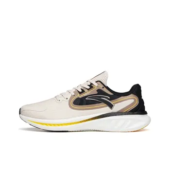 Anta Martian Foam Breathable Wear Resistant Slip Resistant Low Top Running Shoes Men's Linen Gray