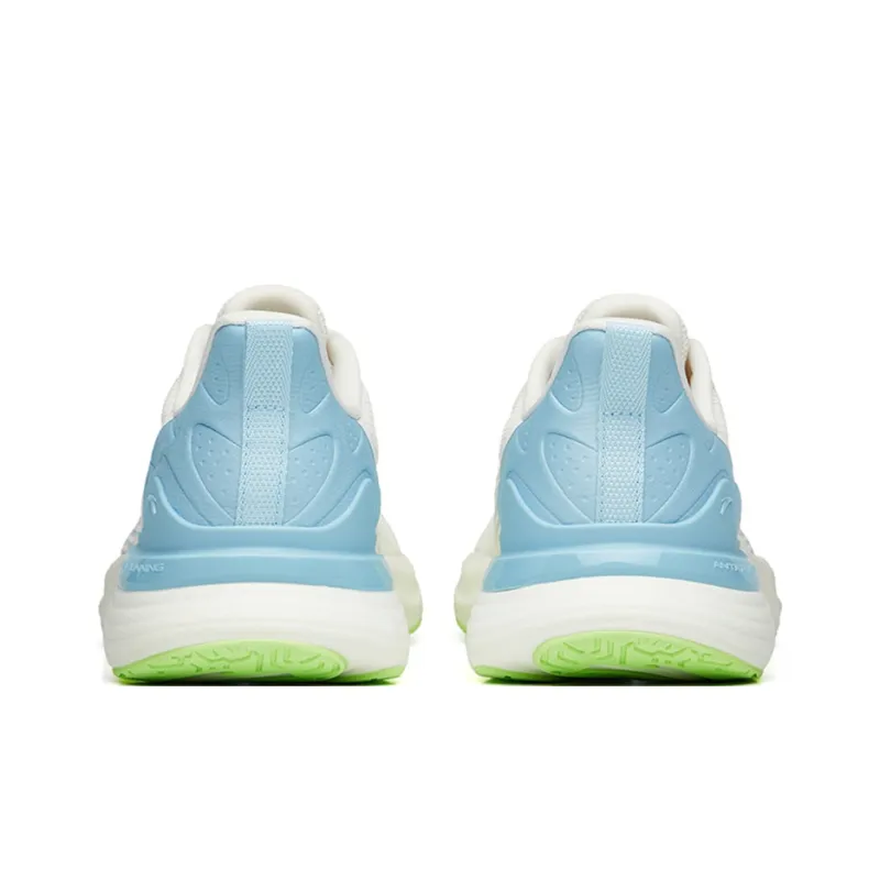 Anta 2.5 Cushioning, Slip Resistant, Abrasion Resistant, Breathable, Lightweight Low Top Running Shoes Men's White Blue-4