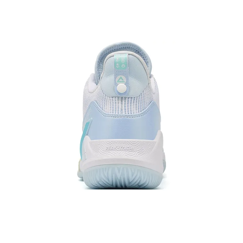 PEAK Magic Horse 1.0 Mid Top Performance Basketball Shoes Men's Blue White-4